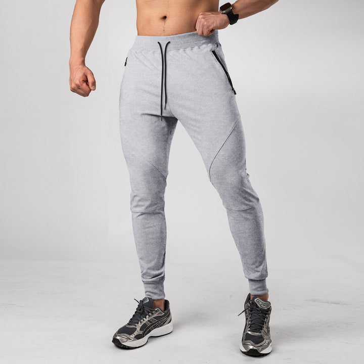 Herren Sportliche Jogginghose mit funktionalen Reißverschlusstaschen Echoarchiv