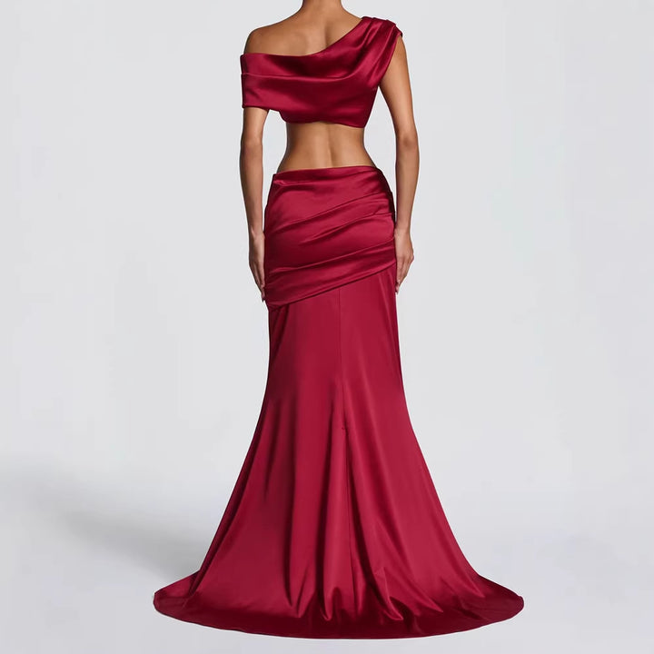 Damen Elegantes One-Shoulder Abendkleid Echo Archiv
