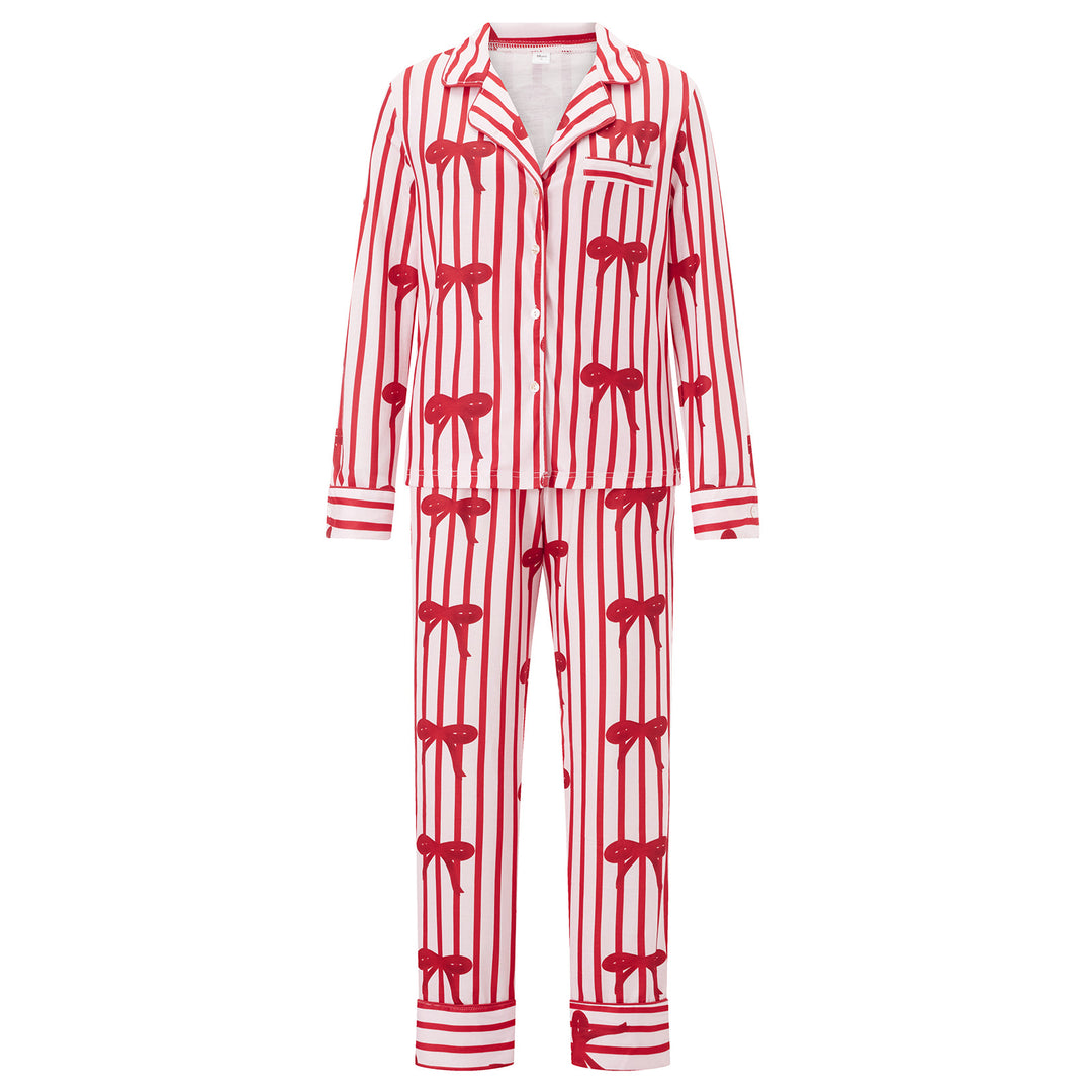 Damen Pyjama mit festlichem Design Echo Archiv