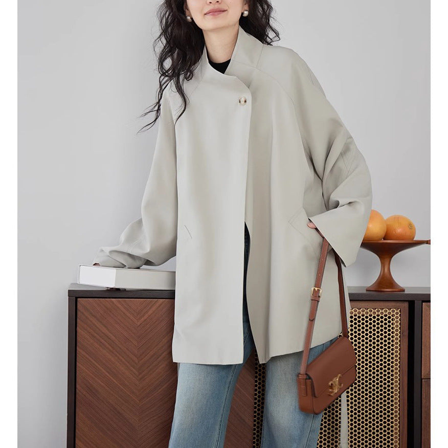 Damen Weit geschnittene Jacke mit modernen Details Echoarchiv