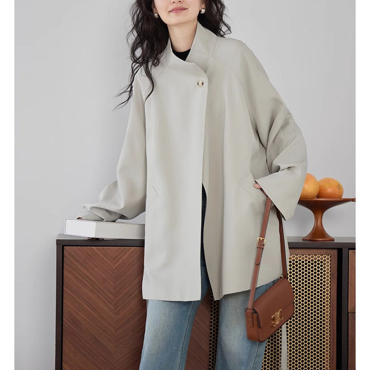 Damen Weit geschnittene Jacke mit modernen Details Echoarchiv