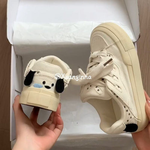 Damen Canvas Sneakers mit flexibler Gummisohle und atmungsaktivem Obermaterial Echo Archiv