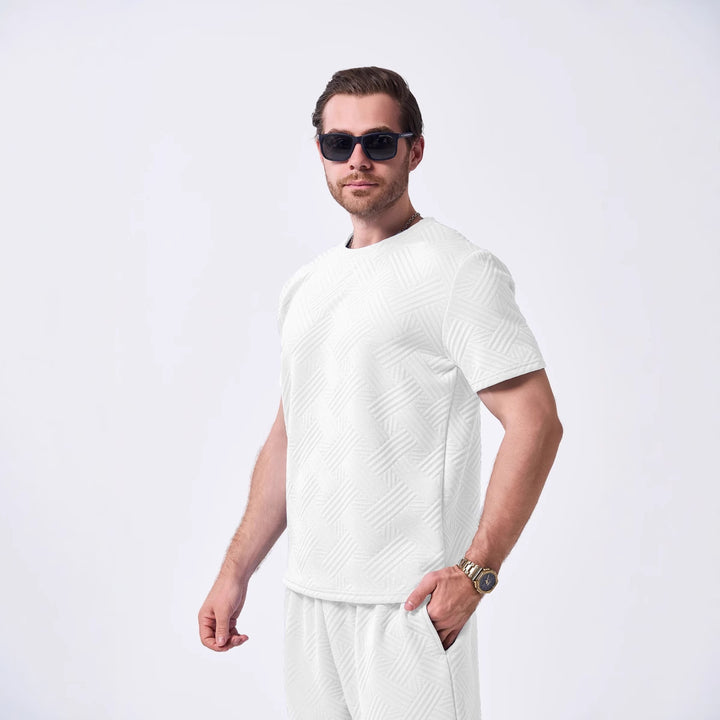 Herren lässiges Premium T-Shirt mit strukturiertem Design und hohem Tragekomfort Echoarchiv