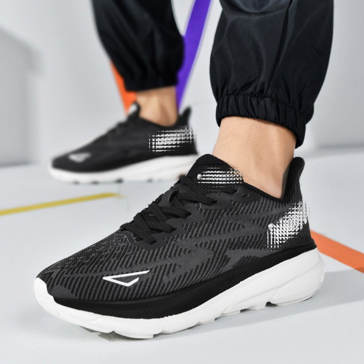 Unisex leichte Straßen-Trainingsschuhe mit gewebtem Performance-Obermaterial und dämpfender Dual-Layer-Zwischensohle – Tavélo