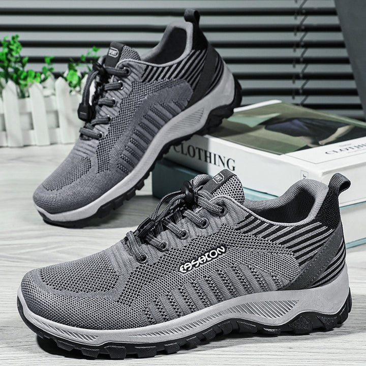Herren nan flexible Mesh-Trailrunner mit stoßdämpfender EVA-Zwischensohle, Schnellzug-Schnürung und griffiger Outdoor-Profilsohle Echo Archiv