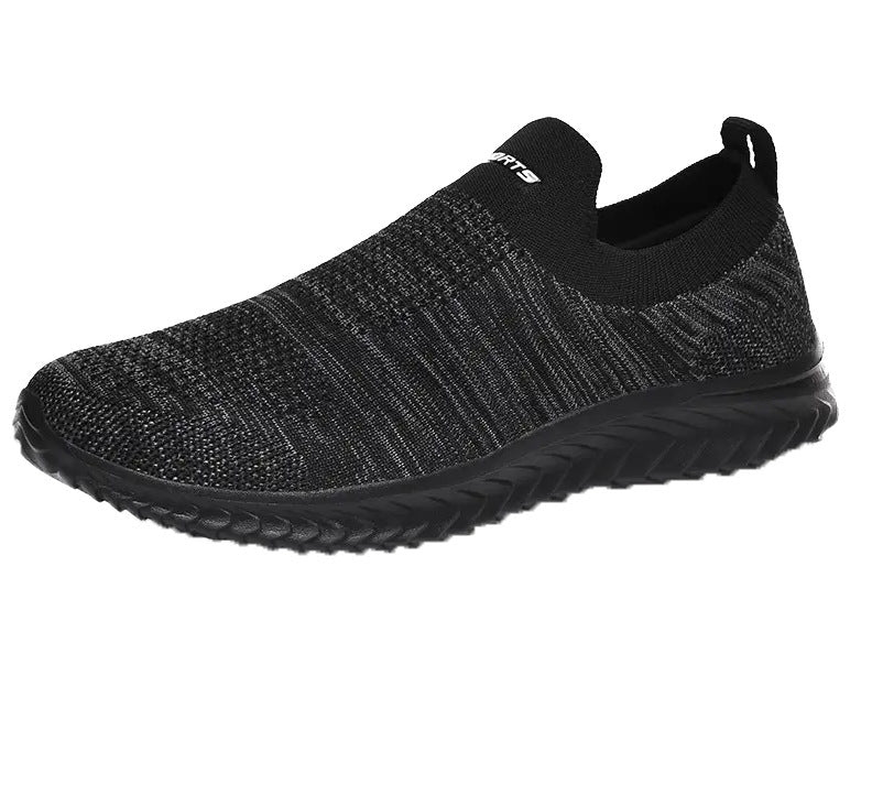Herren Slip-On Leichte Strick Sneakers Echoarchiv