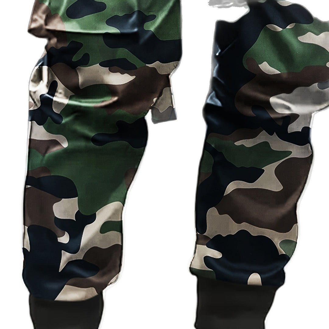 Herren Utility‑Cargo‑Jogginghose mit elastischem Bund, verstellbaren Beinriemen & Multifachtaschen Echo Archiv