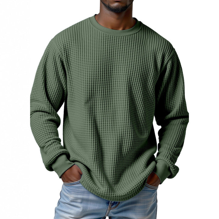Herren Urbaner Pullover mit Waffelstruktur Echoarchiv
