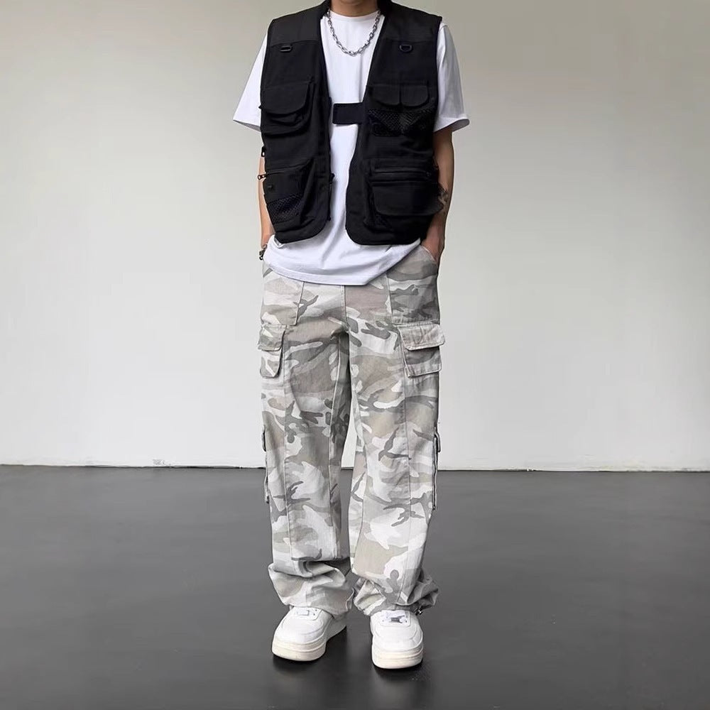 Herren Camouflage Cargo-Hose mit lockerer Passform Echo Archiv