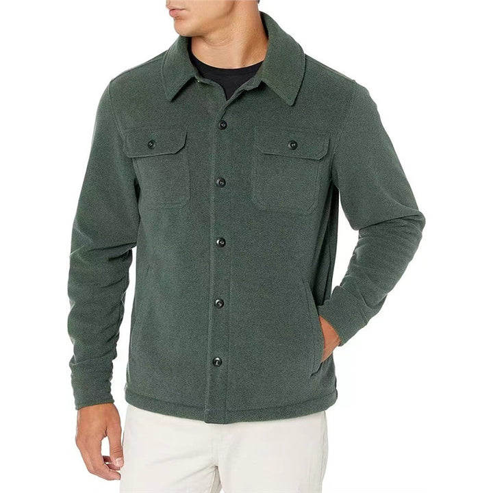 Herren Fleecejacke mit praktischen Taschen Echoarchiv