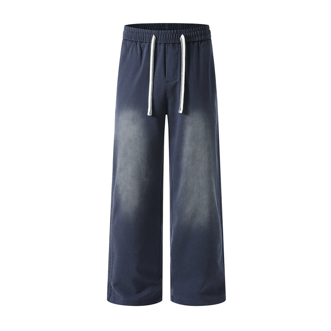 Damen weite Freizeithose mit elastischem Bund und Kordelzug Echoarchiv