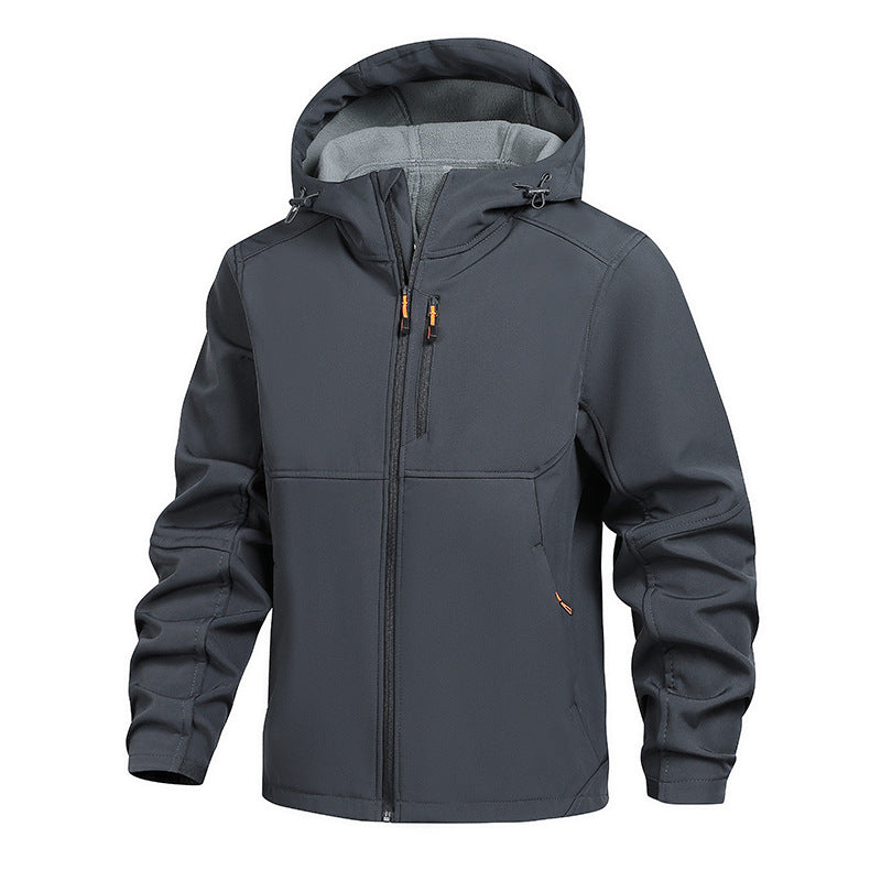 Herren Praktische und Stylische Übergangsjacke mit Kapuze Echo Archiv