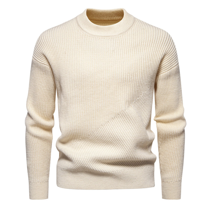 Herren Feinstrickpullover mit modernem Rippenmuster und hochwertiger Verarbeitung Echoarchiv