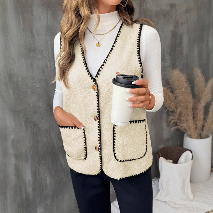 Damen Kuscheliger Cardigan mit Knopfdetails Echo Archiv
