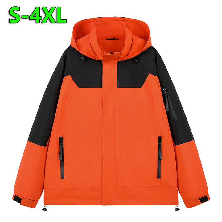 Herren Wasserabweisende technische Urban-Hoodiejacke mit ergonomischer Kapuze, verdecktem Reißverschluss und nahtverdeckten Utility‑Taschen Echo Archiv