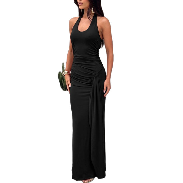 Damen Figurbetontes Maxikleid mit elegantem Raffungselement Echo Archiv