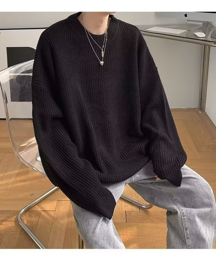 Damen Modischer Grobstrickpullover mit lässiger Passform Echoarchiv