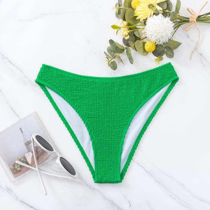 Damen Hochgeschnittener Bikini mit strukturiertem Design Echo Archiv