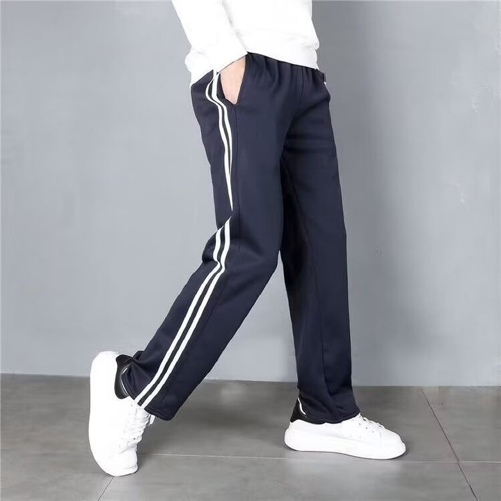 Herren Sportliche Trainingshose mit seitlichen Streifen – Sorevano