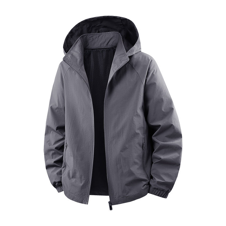 Herren Leichte wetterfeste Übergangsjacke Echo Archiv