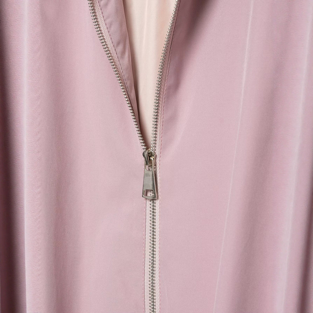 Damen Cropped-Boxy-Übergangsjacke mit hohem Funnelkragen und elastischem Saum Echoarchiv