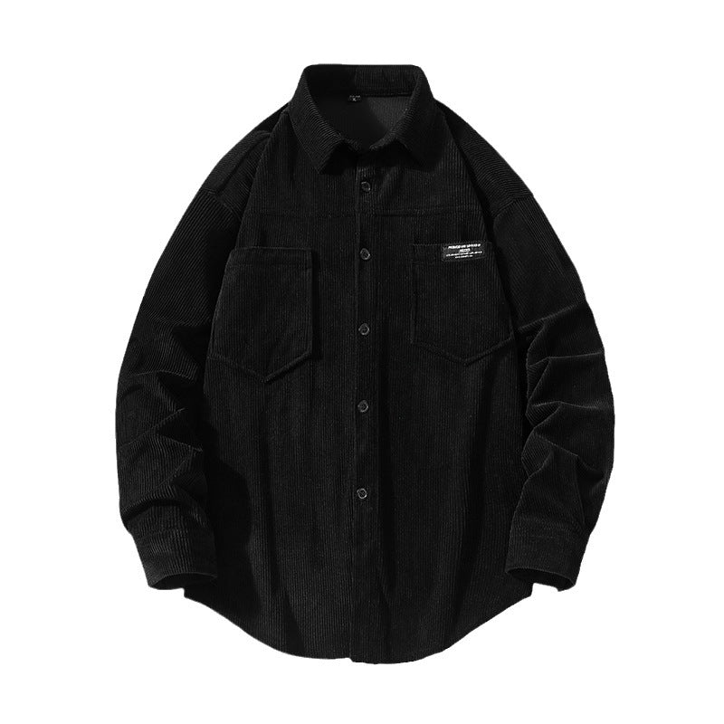 Herren Cordhemdjacke mit zwei Brusttaschen Echoarchiv
