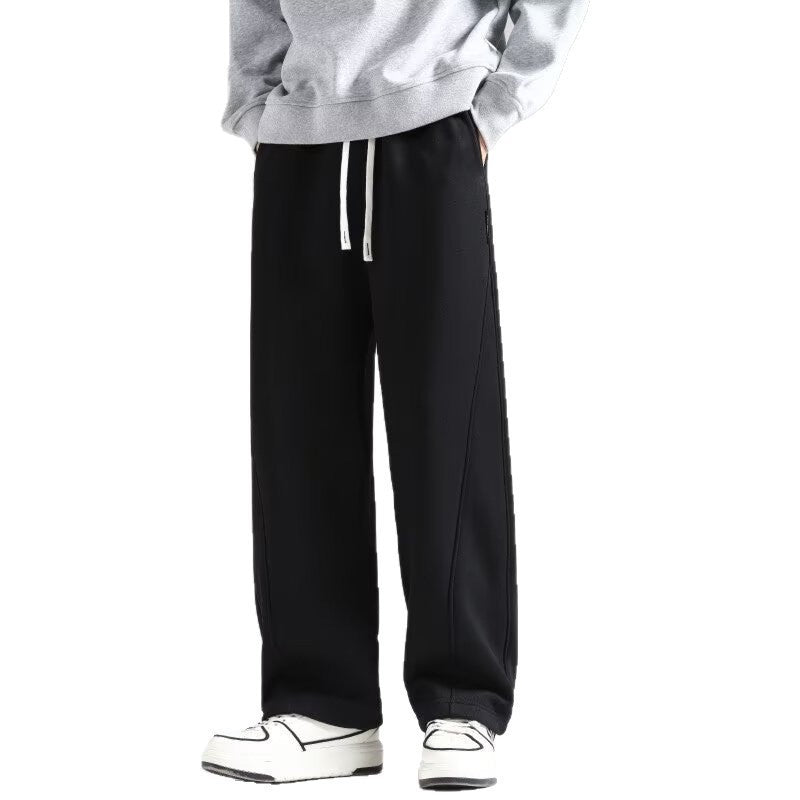 Damen Lounge-Jogginghose mit weitem Bein und Keder-Naht Echoarchiv