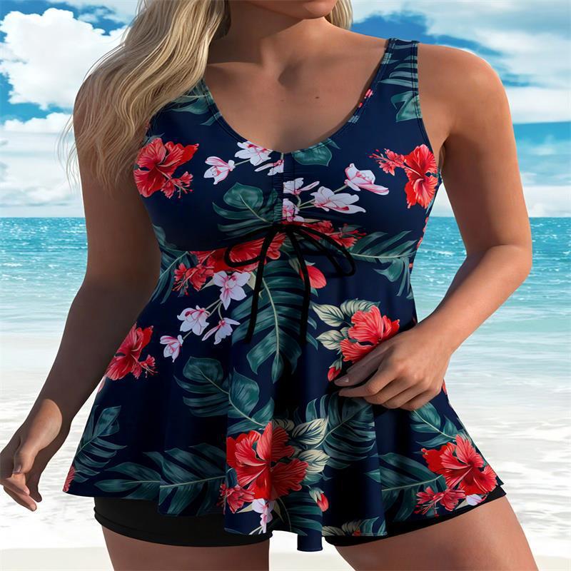 Damen Strandkleid mit dynamischem Zebra-Design Echo Archiv