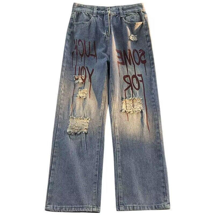 Herren Design Ripped Jeans Echoarchiv