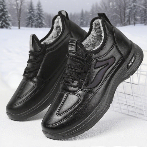 Damen Sportliche Lammfell-Sneaker mit rutschfester Sohle Echo Archiv