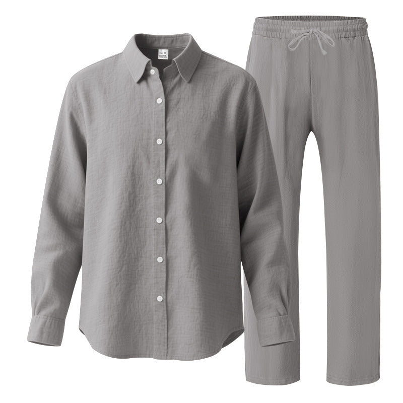 Herren Casual Freizeitanzug mit Oberteil und elastischer Hose Echoarchiv