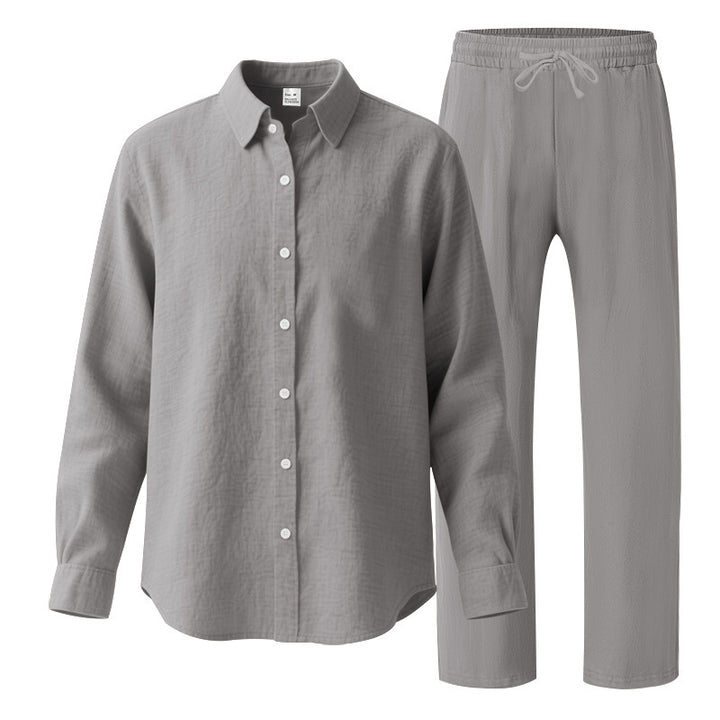 Herren Casual Freizeitanzug mit Oberteil und elastischer Hose Echoarchiv