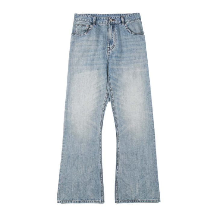 Herren Ausgestellte Vintage-Jeans mit weitem Bein, tiefem Bund und extra langer Länge Echo Archiv