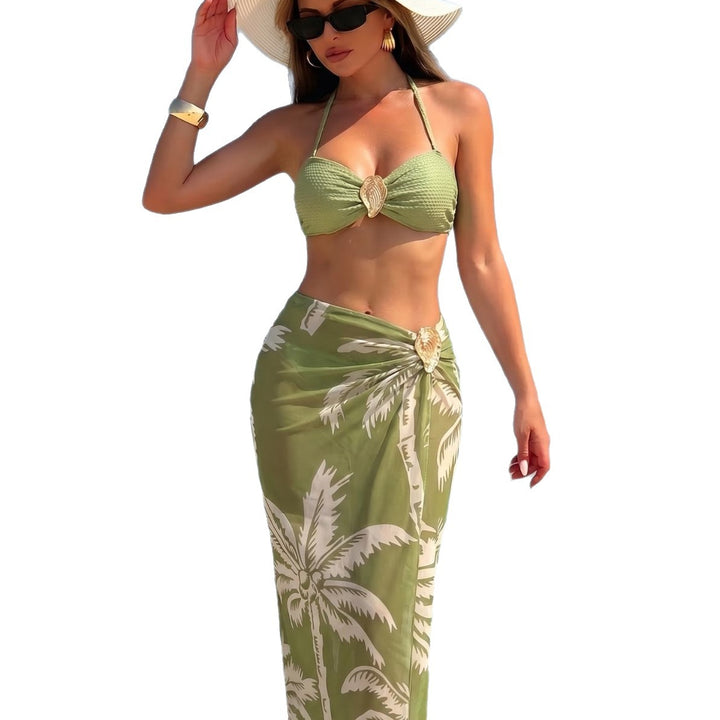 Damen Strand-Outfit mit dekorativer Bindung Echo Archiv