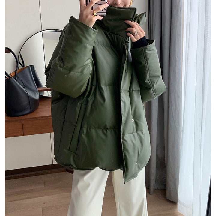 Damen Trendige Oversized Daunenjacke Echoarchiv