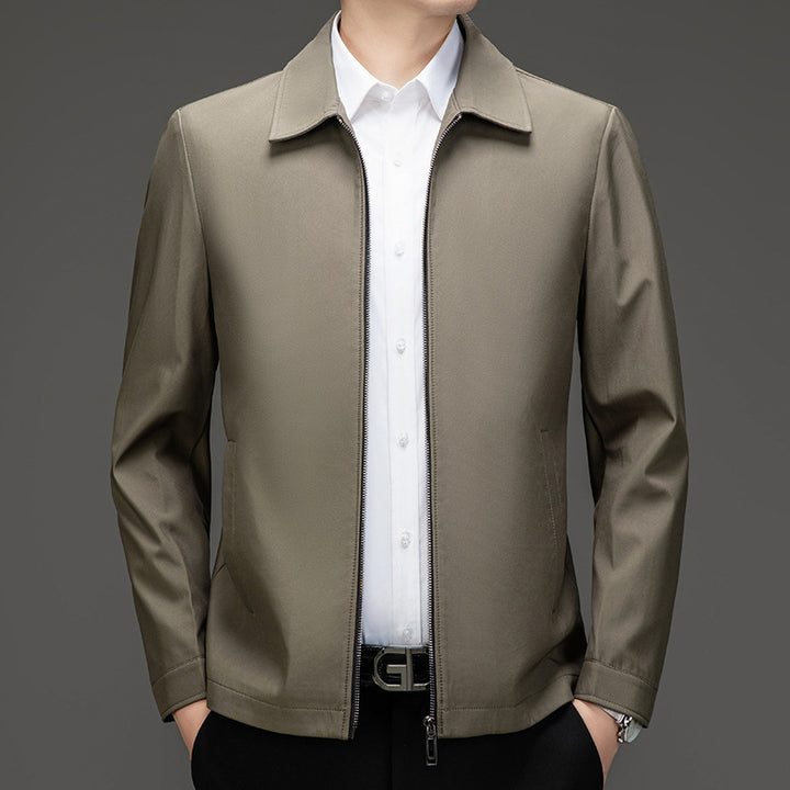 Herren lässige Übergangsjacke mit modernem Reißverschluss und praktischen Taschen Echoarchiv