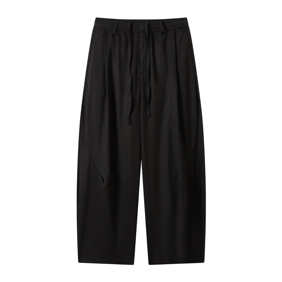 Damen weite Culotte-Hose mit elastischem Bund und Tunnelzug Echoarchiv