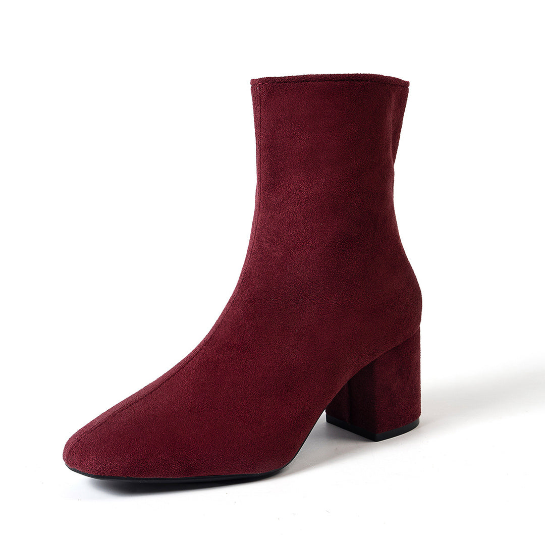 Damen Modische Ankle Boots mit Blockabsatz Echo Archiv