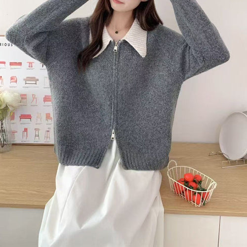 Damen Gemütlicher Zip-Pullover Echo Archiv