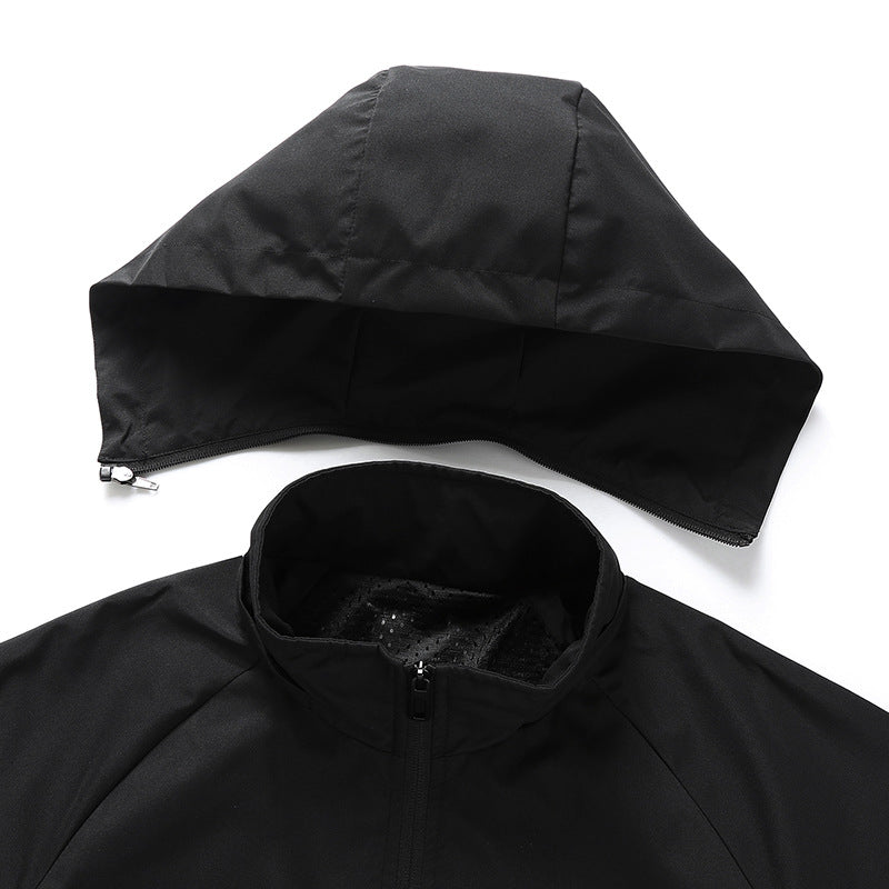Herren Ultraleichte atmungsaktive Kapuzen‑Übergangsjacke mit Meshfutter und wasserabweisender Microripstop‑Hülle Echoarchiv