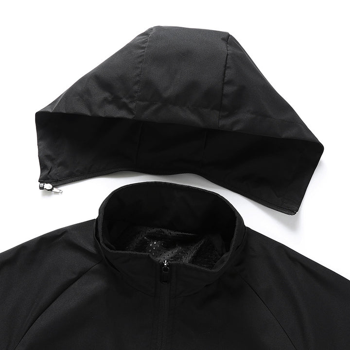 Herren Ultraleichte atmungsaktive Kapuzen‑Übergangsjacke mit Meshfutter und wasserabweisender Microripstop‑Hülle Echoarchiv