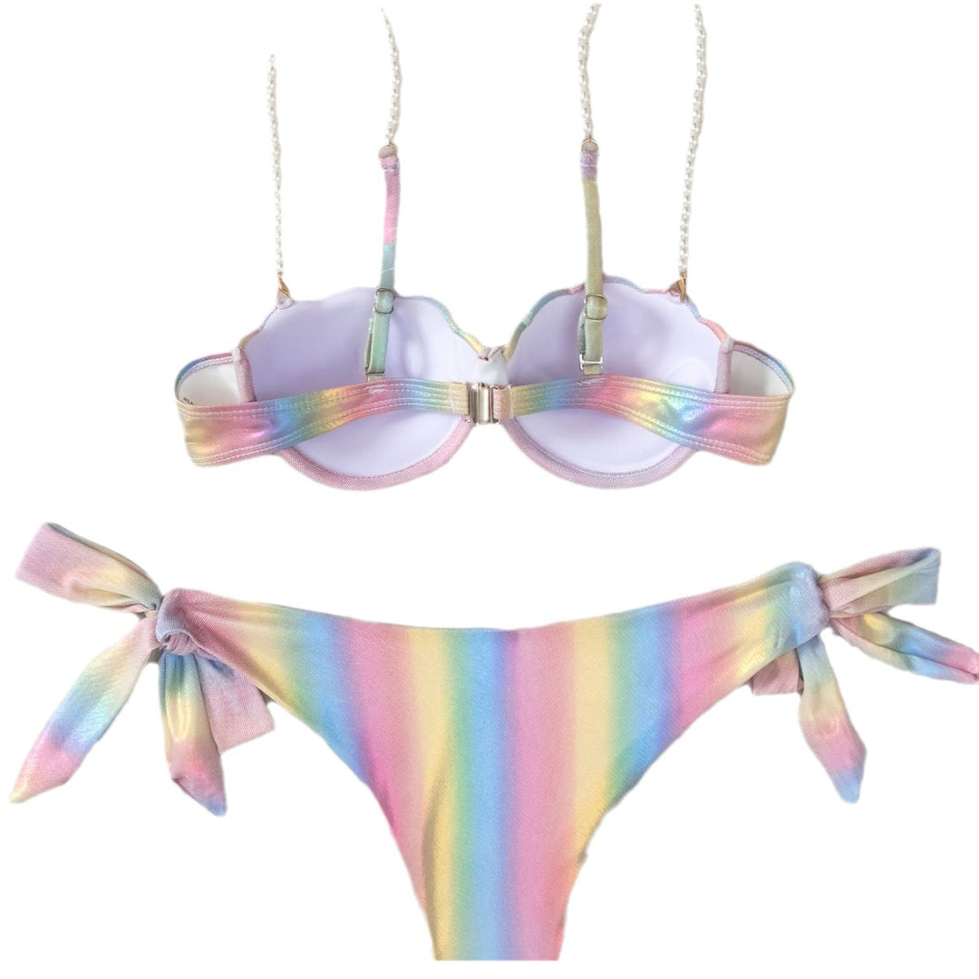 Damen Luxuriöser Bikini mit Muschel-Design Echo Archiv