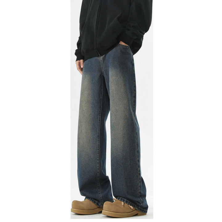 Herren lässige Jeanshose mit weitem Schnitt und bequemem Tragekomfort Echoarchiv