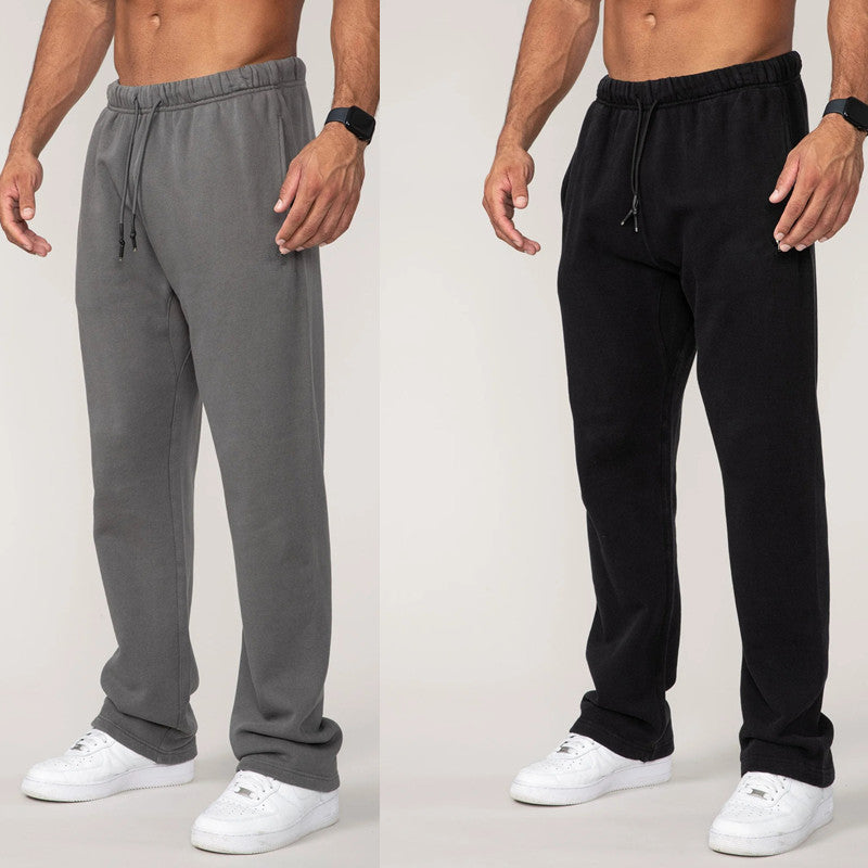Herren lässige Freizeithose mit weichem Innenfutter und elastischem Bund Echoarchiv