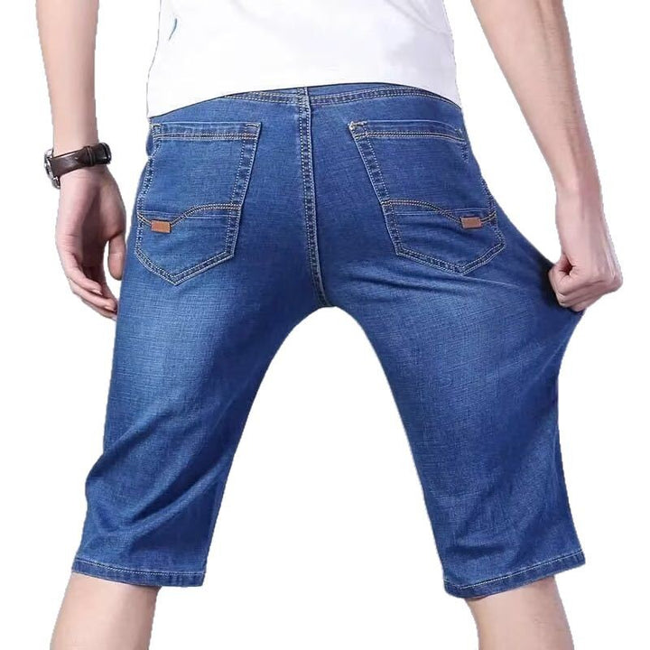 Herren lässige Denim-Shorts im modernen Schnitt mit praktischen Taschen Echoarchiv