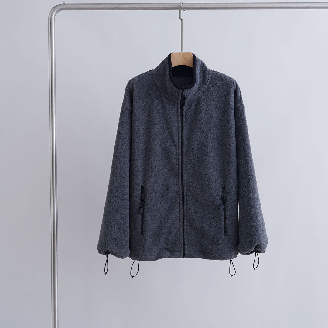 Damen Sportliche Fleecejacke mit hohem Kragen Echoarchiv
