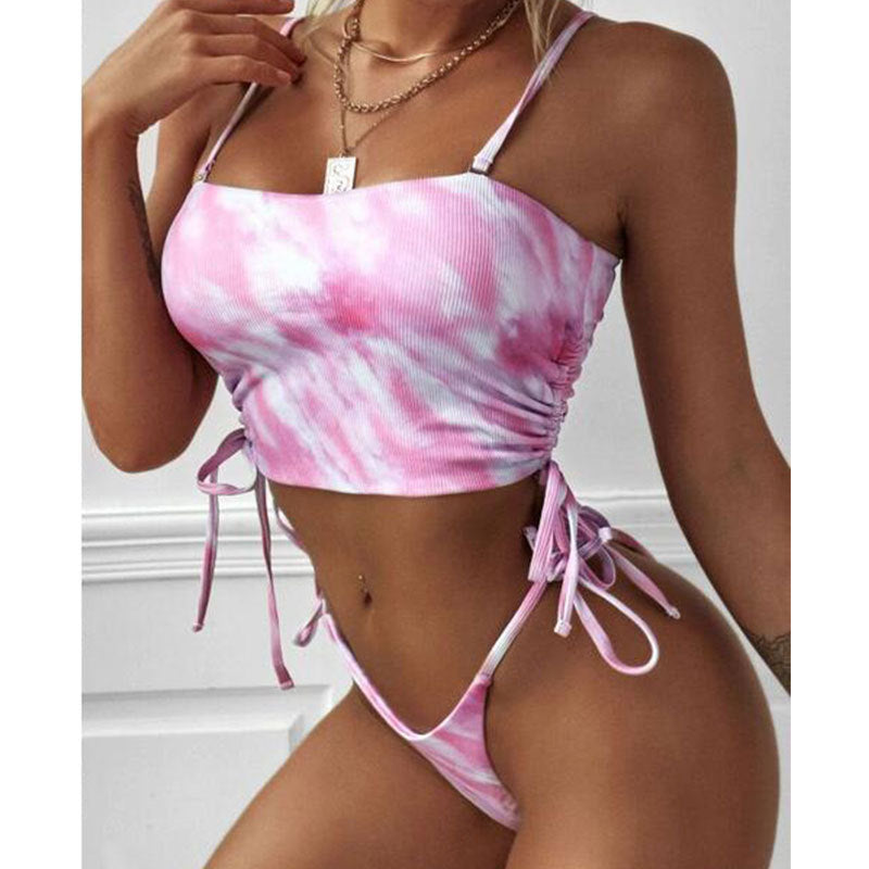 Damen Crop-Top Bikini mit verstellbaren Trägern Echo Archiv