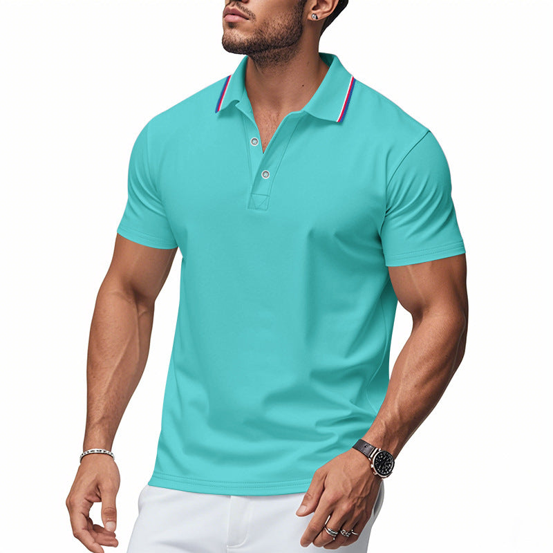 Herren Poloshirt mit modernem Kragen und feuchtigkeitsregulierender Technologie Echoarchiv