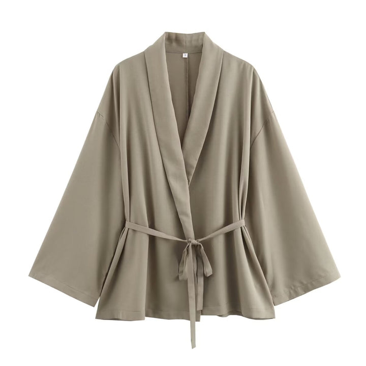 Damen weite Lounge‑Hose mit elastischem Tunnelzugbund und Eingrifftaschen Echo Archiv