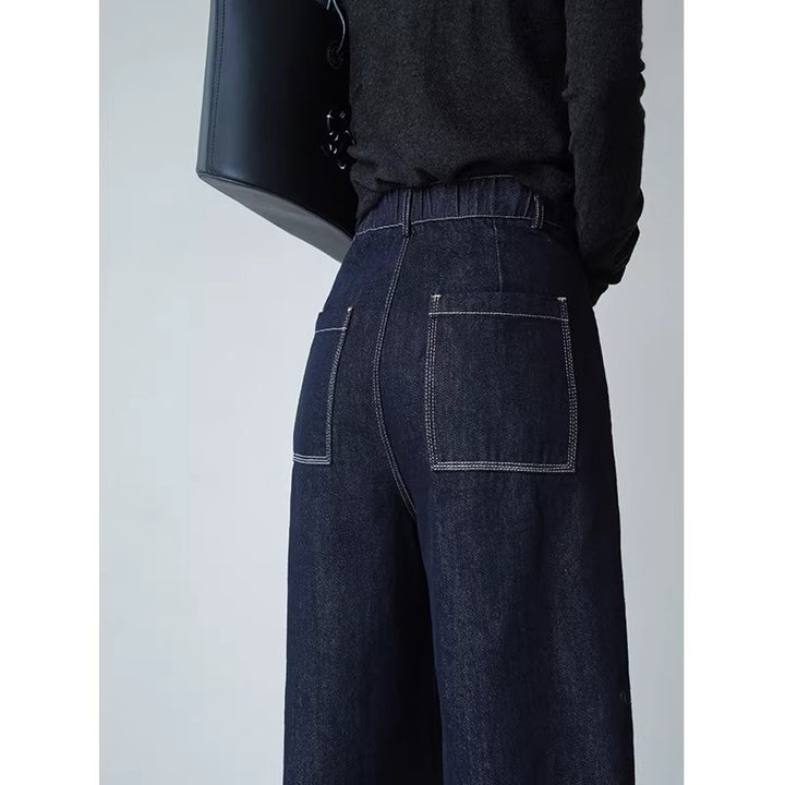 Damen Weite Jeans mit hohem Bund Echoarchiv